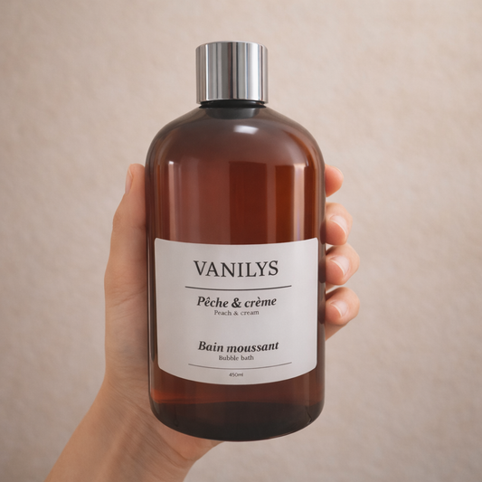 Bain moussant - Pêche & crème