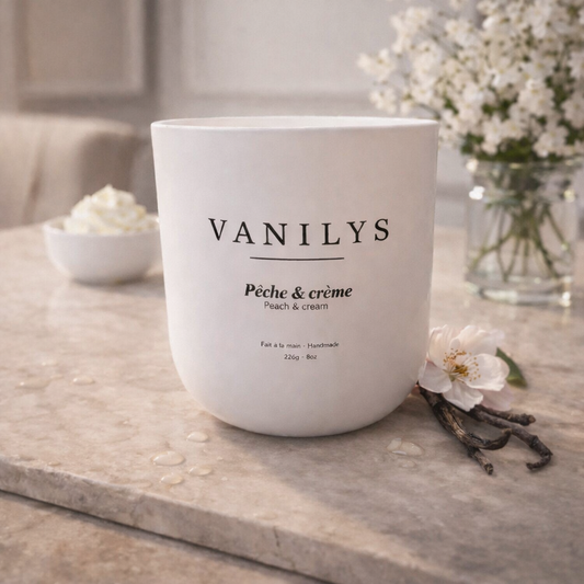 Chandelle - Pêche & crème