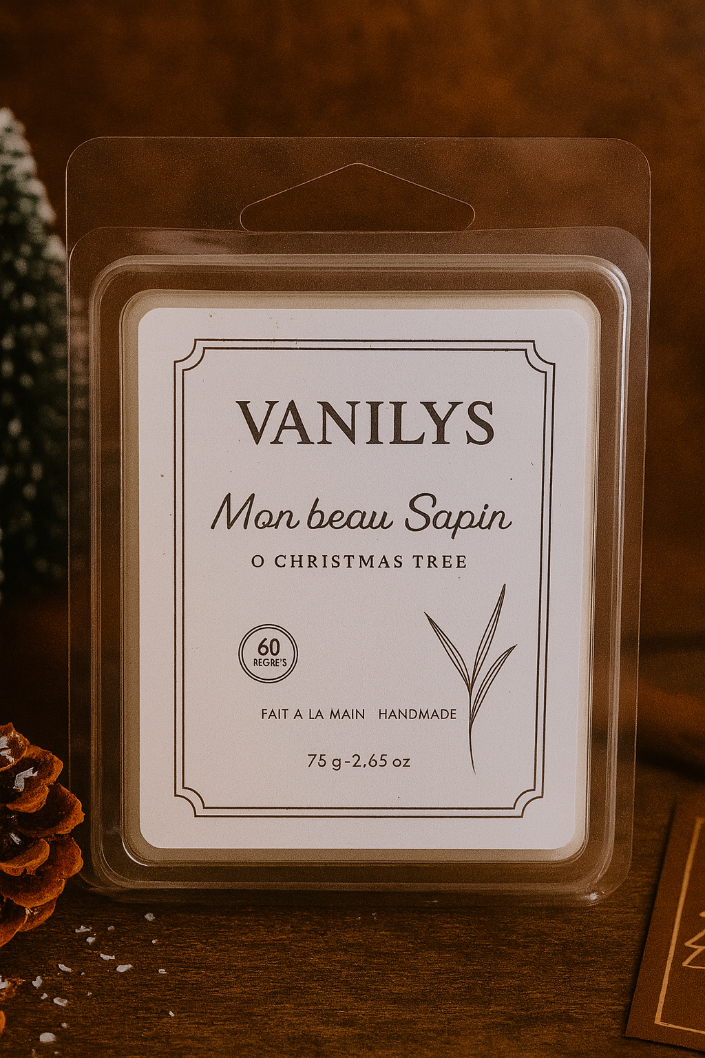 Cube de cire - Mon beau sapin