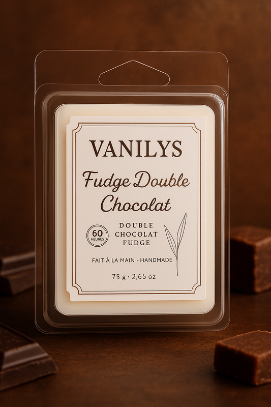 Cube de cire - Fudge double chocolat